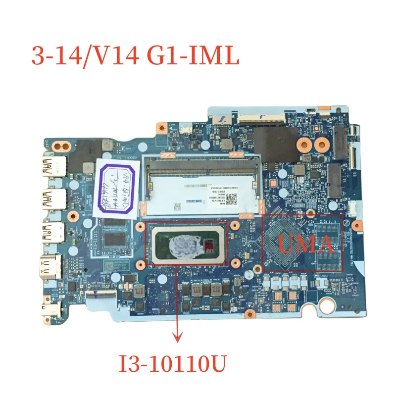 NM-C781 Lenovo Ideapad 3-14 V14 G1-IML , I3-10110U + 4G RAM κ, 100% ׽Ʈ Ϸ,  